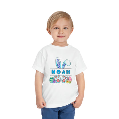 Easter Bunny themed Personalized Toddler Tee Shirt! - Any name on the shirt!