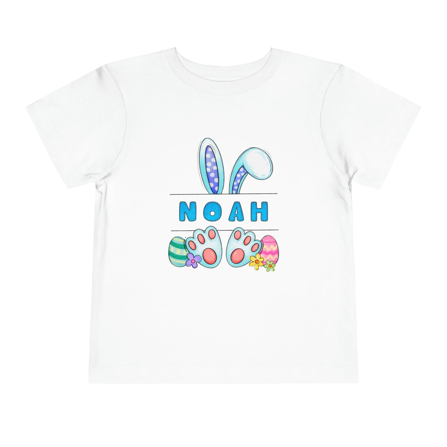 Easter Bunny themed Personalized Toddler Tee Shirt! - Any name on the shirt!